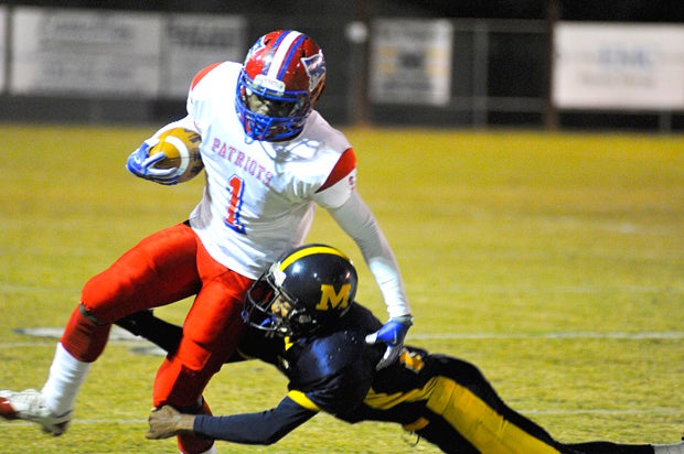 Michael Rodgers/The Greenville Advocate -- Julian Little evades a tackler last week against McKenzie.