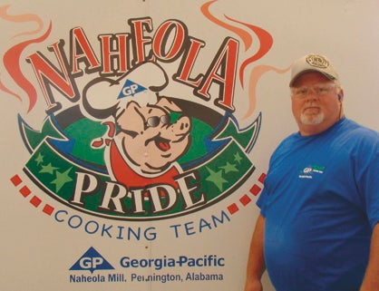 John Blocker is also a member of the Naheola Mill Pride Cooking Team.