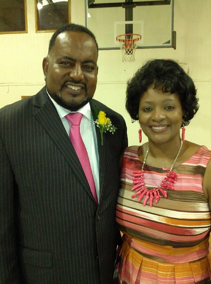 Pastor Fred Moore, shown with his wife, Loretta, celebrated his 28th anniversary at Christian Chapel Baptist Church on Sunday, July 14.