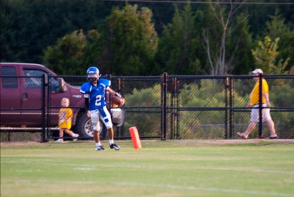 Demopolis junior Ryan Schroeder caught two touchdown passes Friday night. One for 29 yards and another for 32 yards.