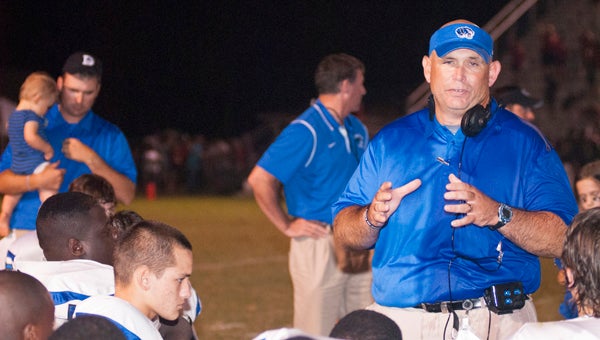Demopolis Head Coach Tom Causey earned his 100th career victory Friday night at Citronelle.