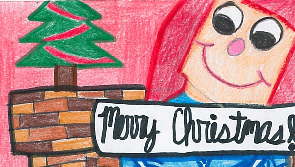 One of the Christmas cards offered by the Demopolis City Schools Foundation.