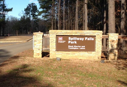 Spillway Falls Park offers a unique view of the Demopolis Lock and Dam.