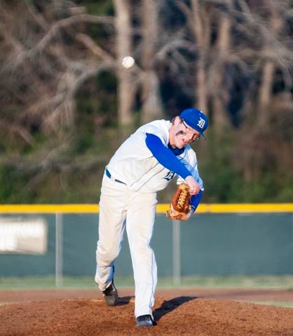 Michael Brooker started for Demopolis. He pitched five innings for the Tigers.