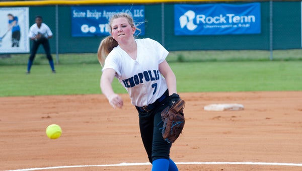 Kendall Hannah started the game for Demopolis and struck out eight Selma batters in four innings.