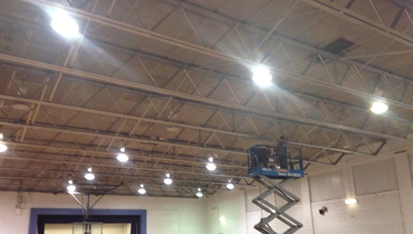 The Demopolis City Schools System has installed new energy-efficient lights in the gyms at U.S. Jones Elementary and Demopolis Middle School. The lights will also be installed at Demopolis High School.