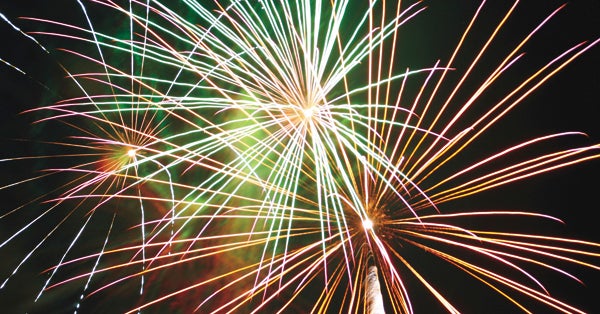 When shooting fireworks this weekend, be mindful that they can be dangerous.