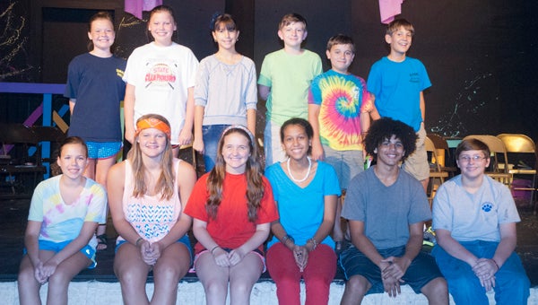 Shown are cast members from the Canebrake Players' upcoming production of "Monster in the Closet."