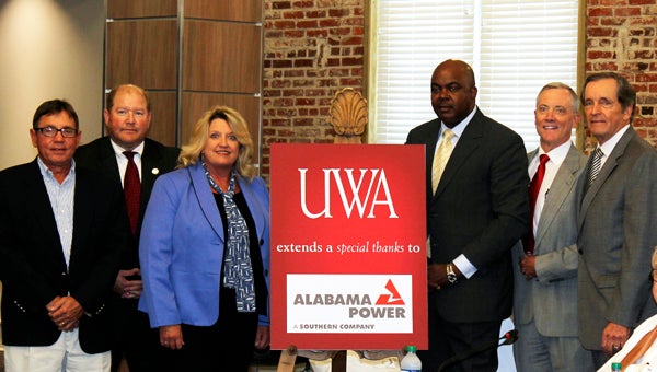 Alabama Power presented UWA’s College of Business with a $150,000 gift toward the applied manufacturing technology degree.