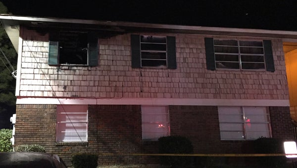 A fire at Crossgates Apartments in Demopolis early Sunday morning claimed two lives and injured two firefighters.
