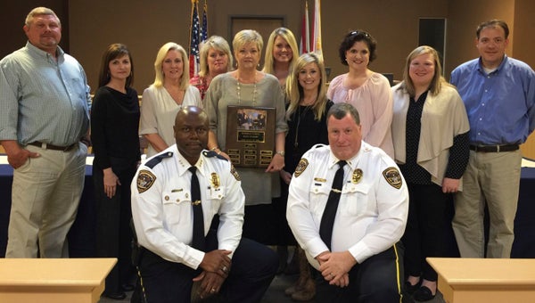 Demopolis Police Chief Tommie Reese and DPD Lt. Tim Sorenon with the latest group to graduate from Citizens Police Academy. The group was recognized during a special graduation ceremony held Sunday, Dec. 13 at the police department.