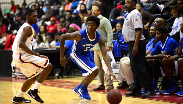 Xavier Jowers finished as the second leading scorer for DHS against a tough Sumter Central team. 