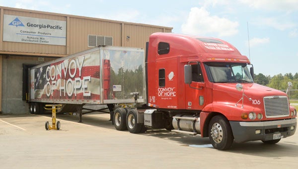 Georgia Pacific’s Naheola Mill in Pennington is working the relief organization Convoy of Hope to deliver much-needed paper supplies for relief efforts following the recent flooding in Louisiana.